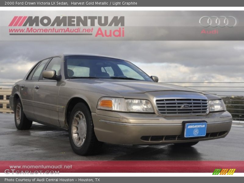 Harvest Gold Metallic / Light Graphite 2000 Ford Crown Victoria LX Sedan