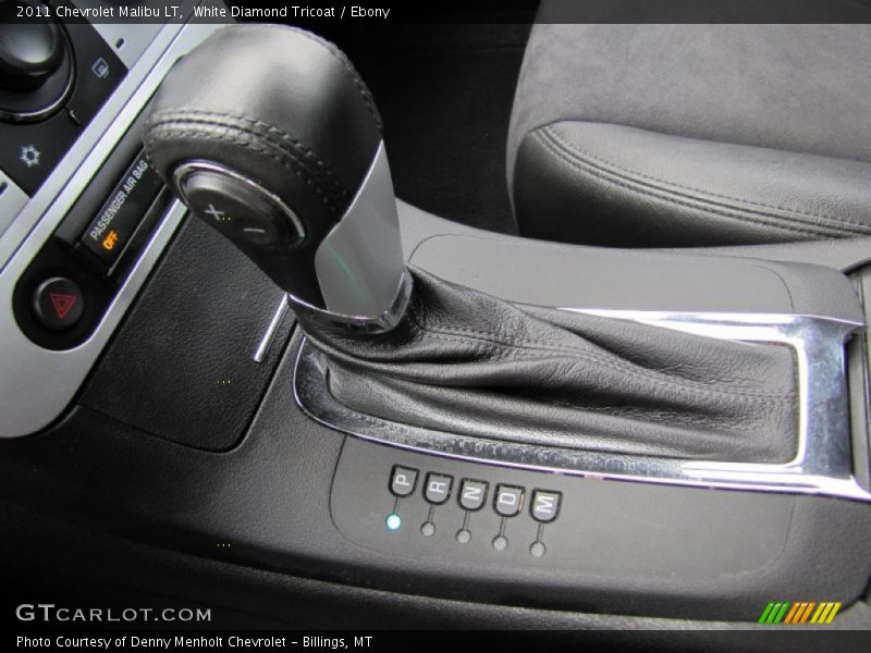 White Diamond Tricoat / Ebony 2011 Chevrolet Malibu LT