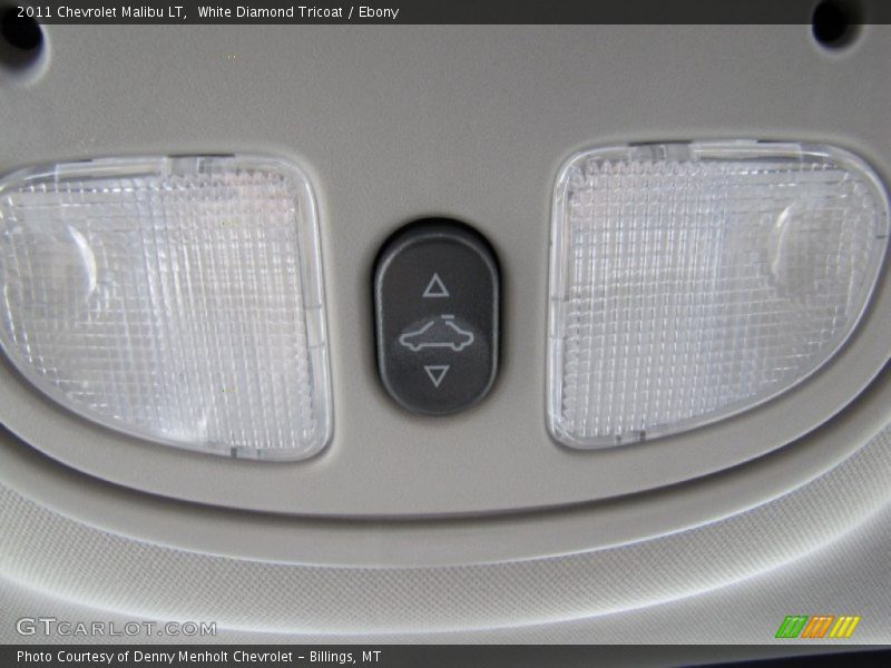 White Diamond Tricoat / Ebony 2011 Chevrolet Malibu LT