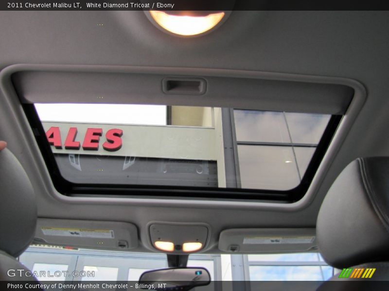 White Diamond Tricoat / Ebony 2011 Chevrolet Malibu LT