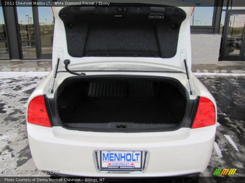 White Diamond Tricoat / Ebony 2011 Chevrolet Malibu LT