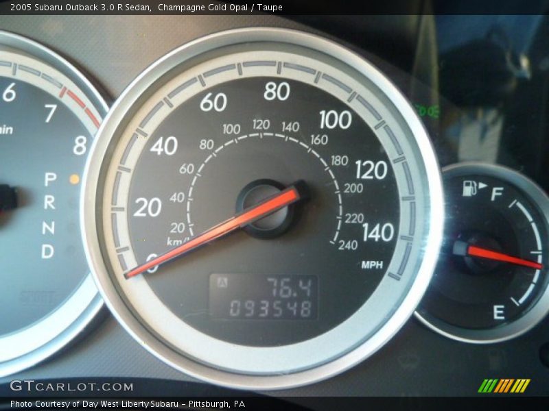 Champagne Gold Opal / Taupe 2005 Subaru Outback 3.0 R Sedan