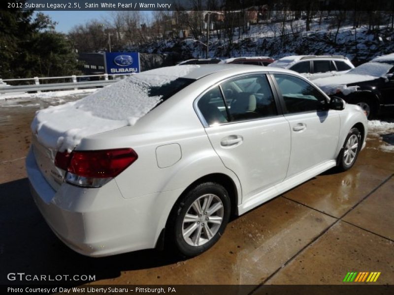 Satin White Pearl / Warm Ivory 2012 Subaru Legacy 2.5i