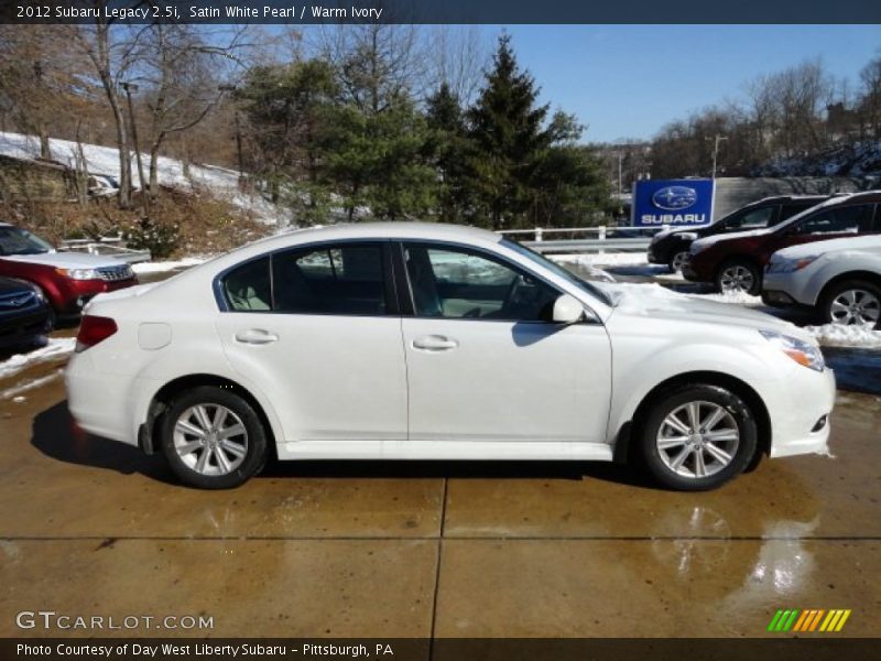 Satin White Pearl / Warm Ivory 2012 Subaru Legacy 2.5i