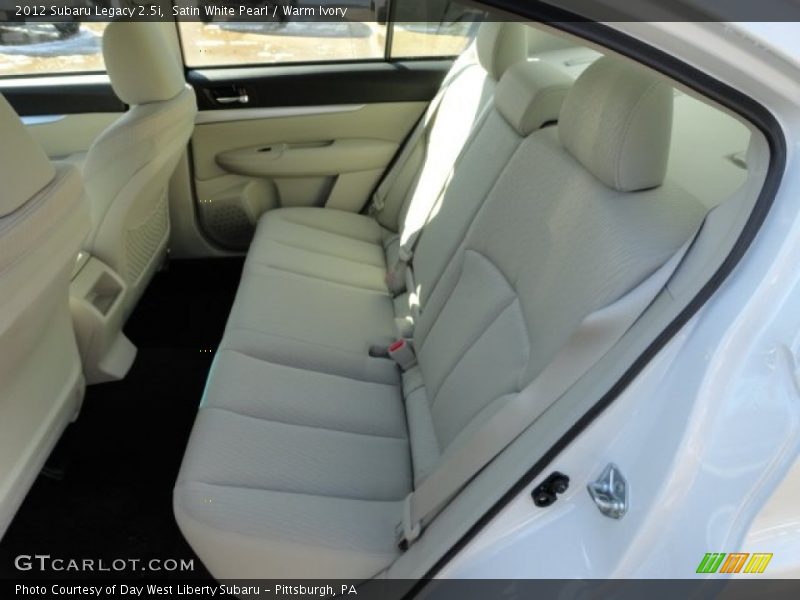 Satin White Pearl / Warm Ivory 2012 Subaru Legacy 2.5i