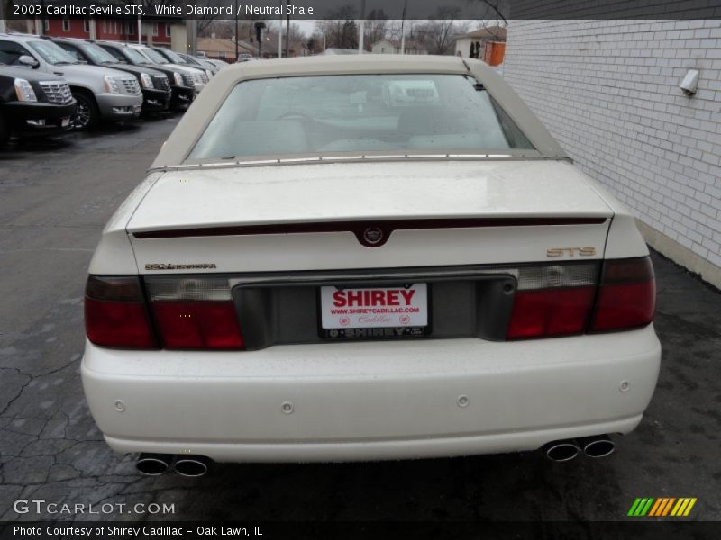White Diamond / Neutral Shale 2003 Cadillac Seville STS