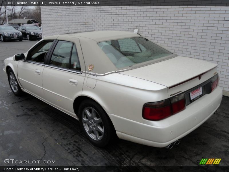 White Diamond / Neutral Shale 2003 Cadillac Seville STS