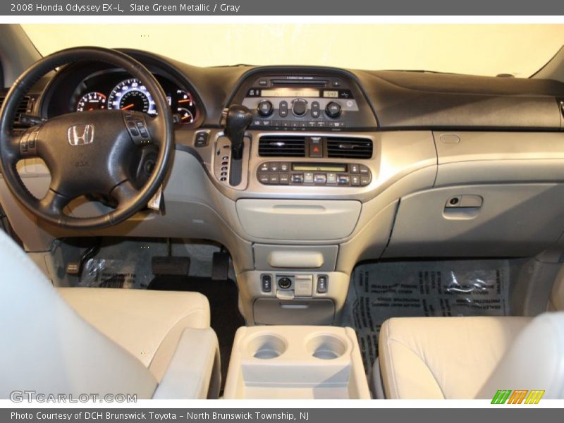 Slate Green Metallic / Gray 2008 Honda Odyssey EX-L
