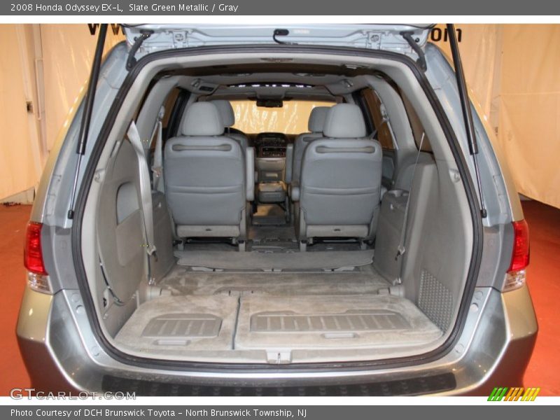 Slate Green Metallic / Gray 2008 Honda Odyssey EX-L