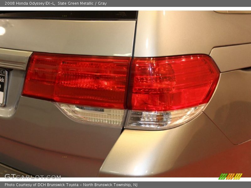 Slate Green Metallic / Gray 2008 Honda Odyssey EX-L