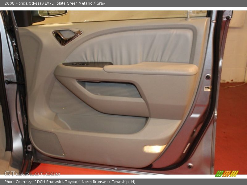 Slate Green Metallic / Gray 2008 Honda Odyssey EX-L