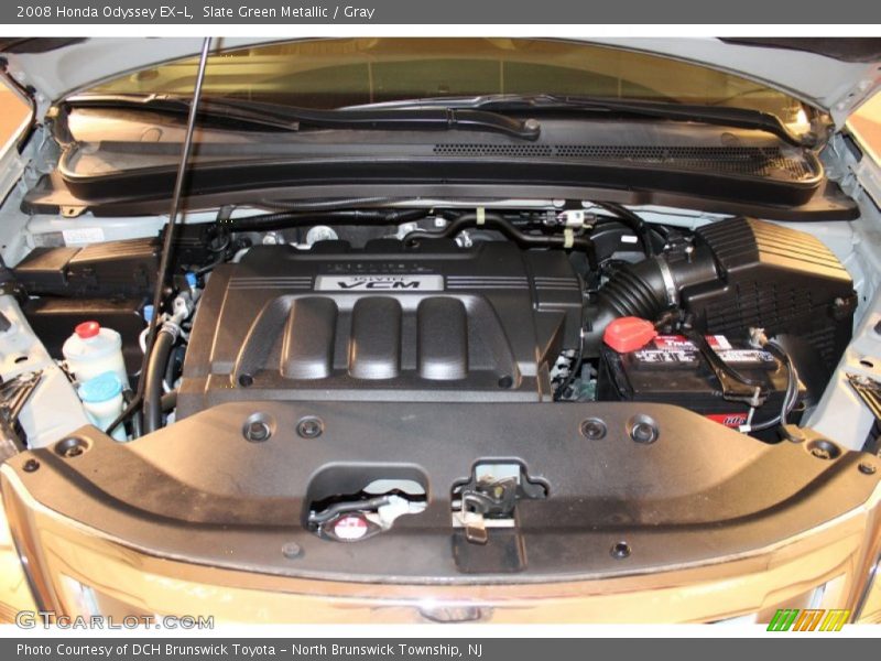 Slate Green Metallic / Gray 2008 Honda Odyssey EX-L