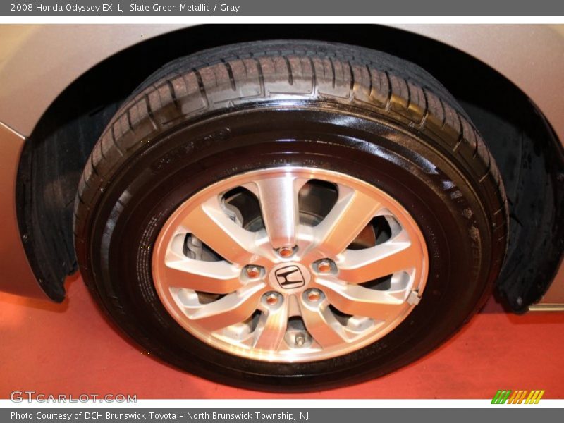 Slate Green Metallic / Gray 2008 Honda Odyssey EX-L