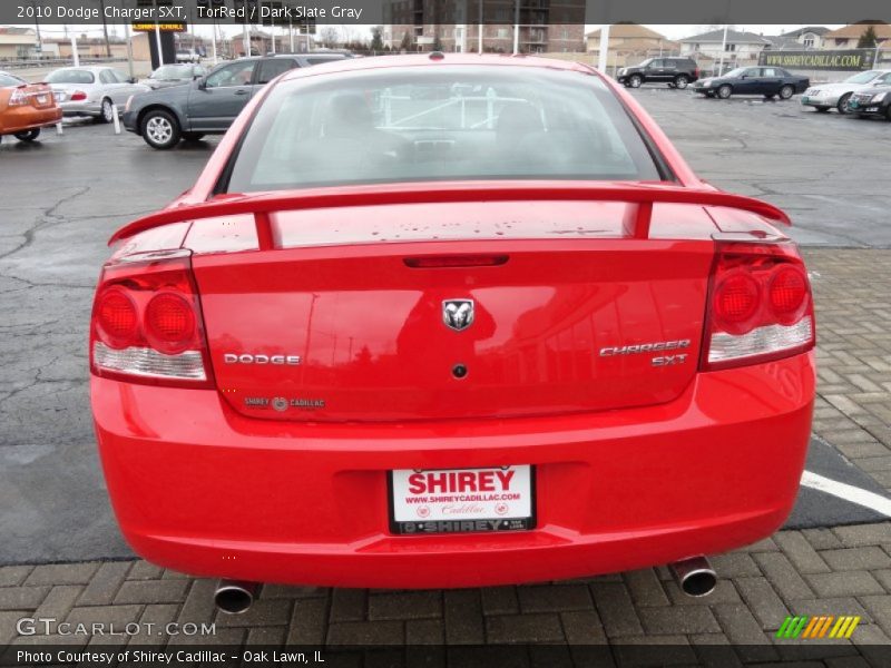 TorRed / Dark Slate Gray 2010 Dodge Charger SXT