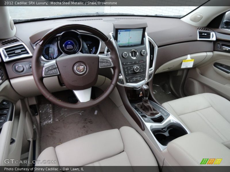 Shale/Brownstone Interior - 2012 SRX Luxury 