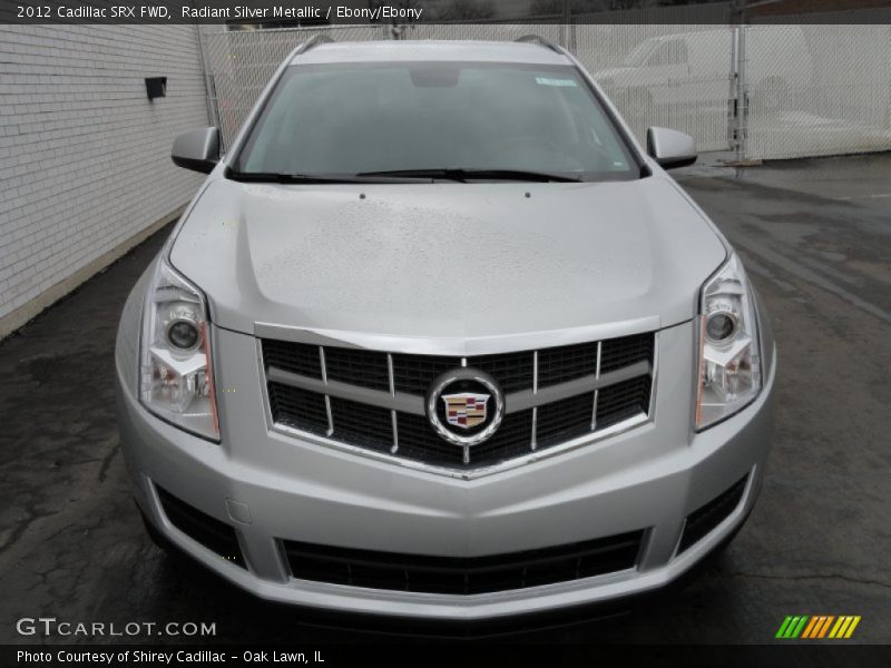 Radiant Silver Metallic / Ebony/Ebony 2012 Cadillac SRX FWD