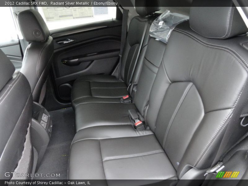 Radiant Silver Metallic / Ebony/Ebony 2012 Cadillac SRX FWD