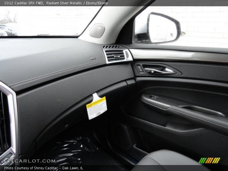 Radiant Silver Metallic / Ebony/Ebony 2012 Cadillac SRX FWD