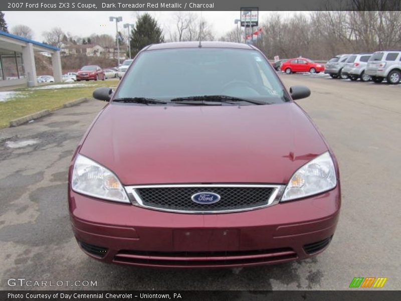Dark Toreador Red Metallic / Charcoal 2007 Ford Focus ZX3 S Coupe