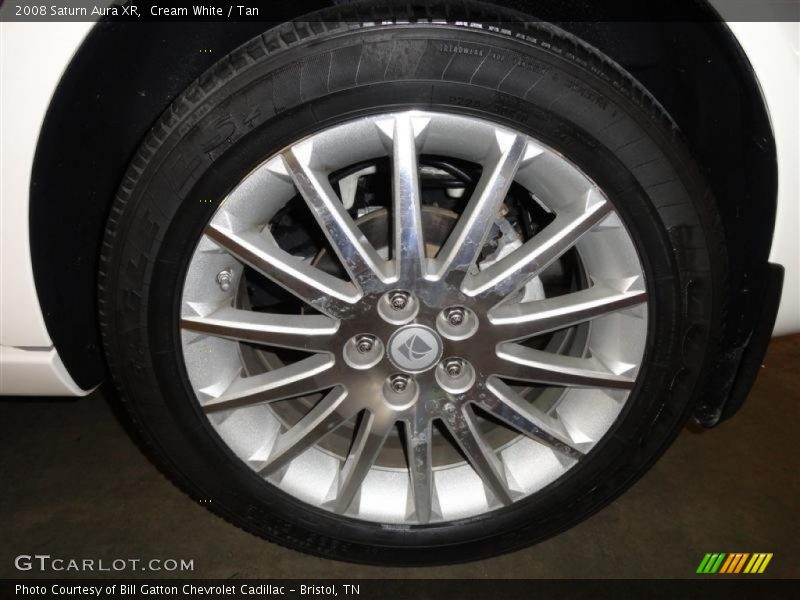 Cream White / Tan 2008 Saturn Aura XR