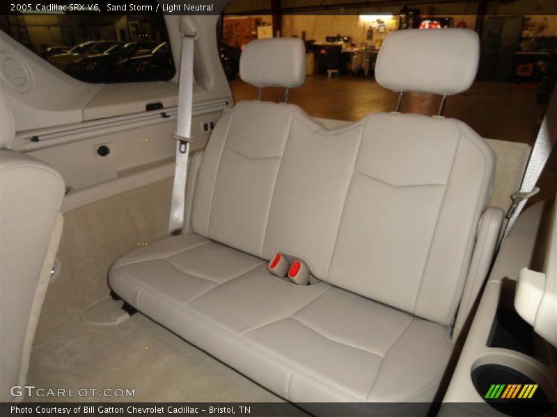 Rear Seat of 2005 SRX V6