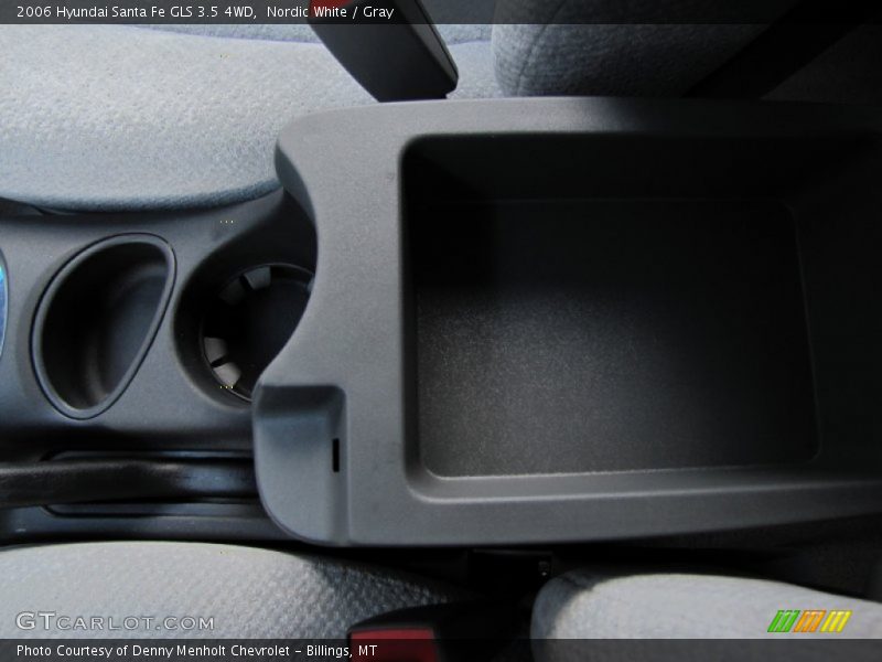 Nordic White / Gray 2006 Hyundai Santa Fe GLS 3.5 4WD