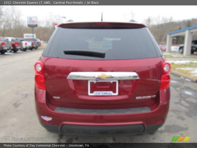 Cardinal Red Metallic / Jet Black 2012 Chevrolet Equinox LT AWD