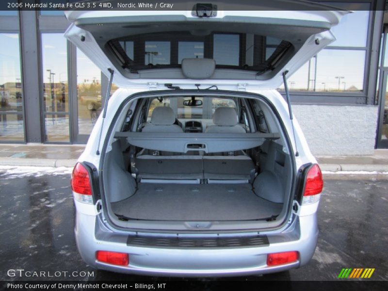 Nordic White / Gray 2006 Hyundai Santa Fe GLS 3.5 4WD