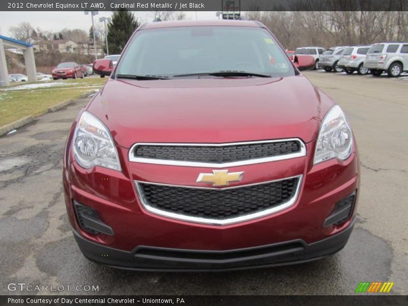 Cardinal Red Metallic / Jet Black 2012 Chevrolet Equinox LT AWD