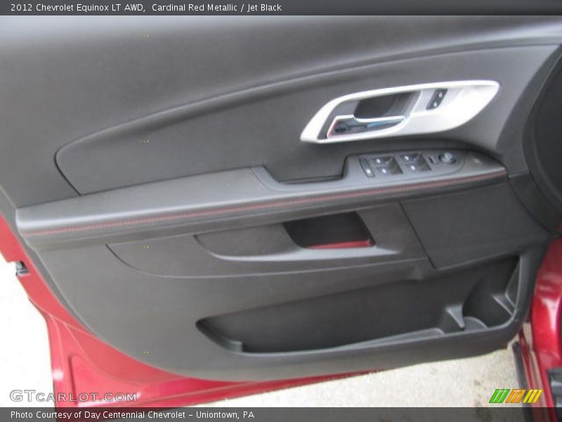 Cardinal Red Metallic / Jet Black 2012 Chevrolet Equinox LT AWD