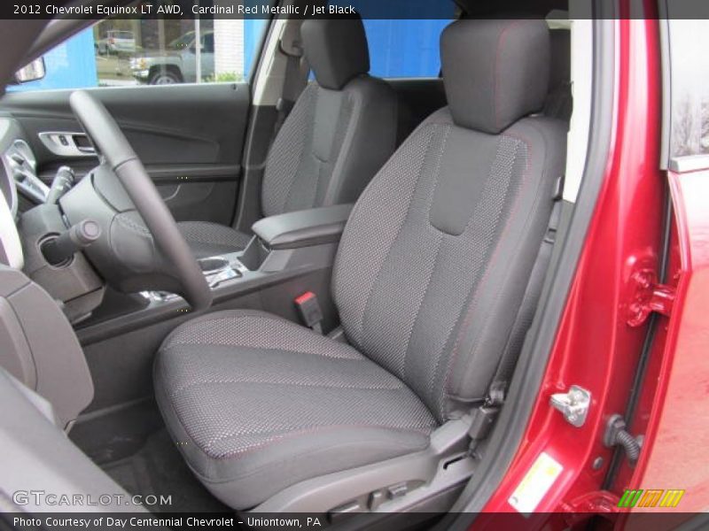 Cardinal Red Metallic / Jet Black 2012 Chevrolet Equinox LT AWD