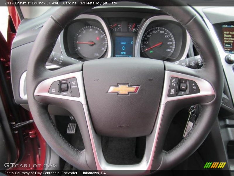 Cardinal Red Metallic / Jet Black 2012 Chevrolet Equinox LT AWD