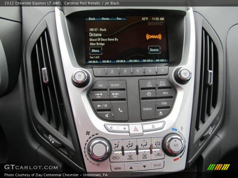 Cardinal Red Metallic / Jet Black 2012 Chevrolet Equinox LT AWD