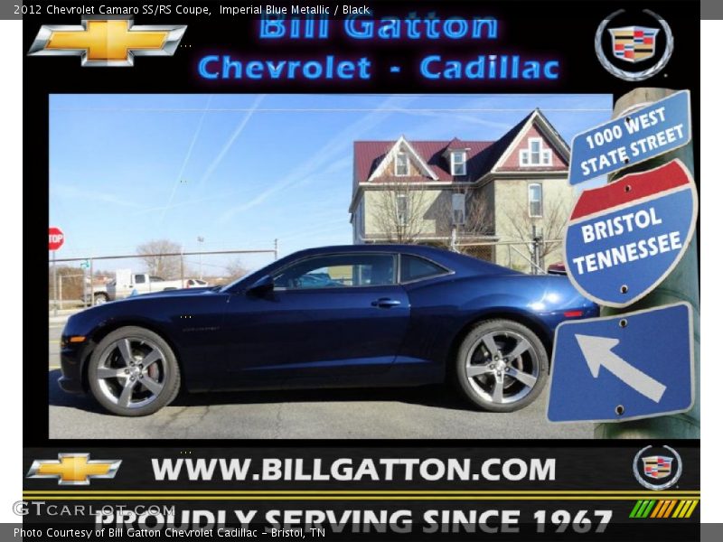 Imperial Blue Metallic / Black 2012 Chevrolet Camaro SS/RS Coupe