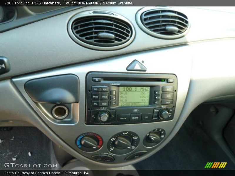 Twilight Blue Metallic / Medium Graphite 2003 Ford Focus ZX5 Hatchback