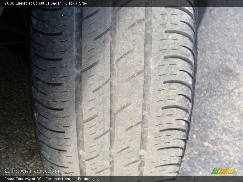 Black / Gray 2008 Chevrolet Cobalt LT Sedan