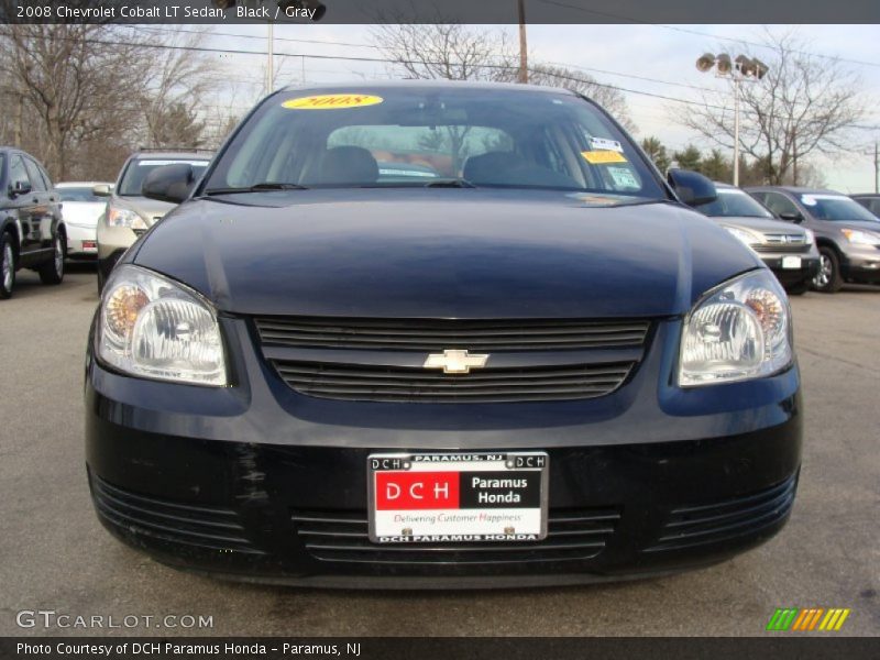 Black / Gray 2008 Chevrolet Cobalt LT Sedan