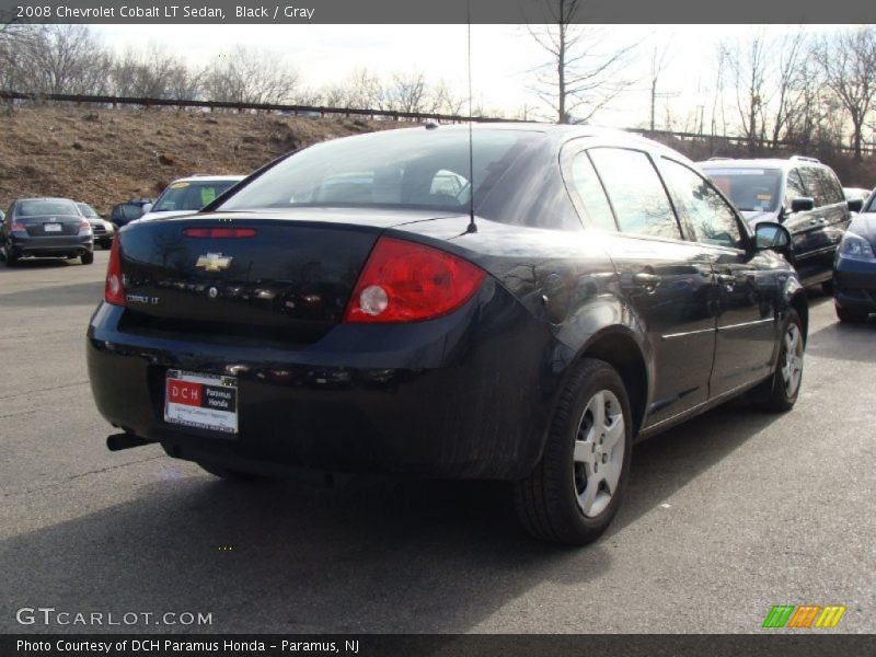 Black / Gray 2008 Chevrolet Cobalt LT Sedan