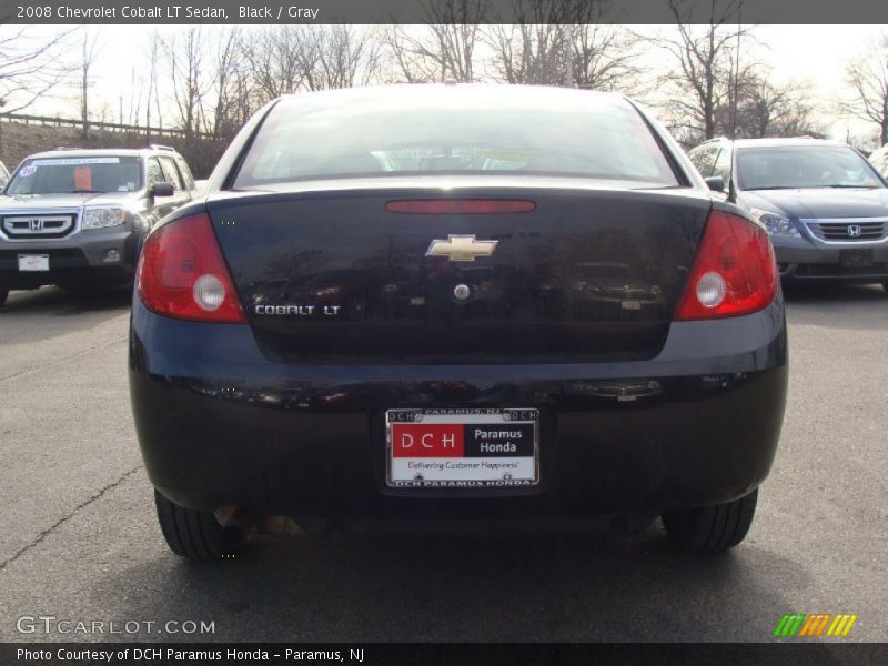 Black / Gray 2008 Chevrolet Cobalt LT Sedan