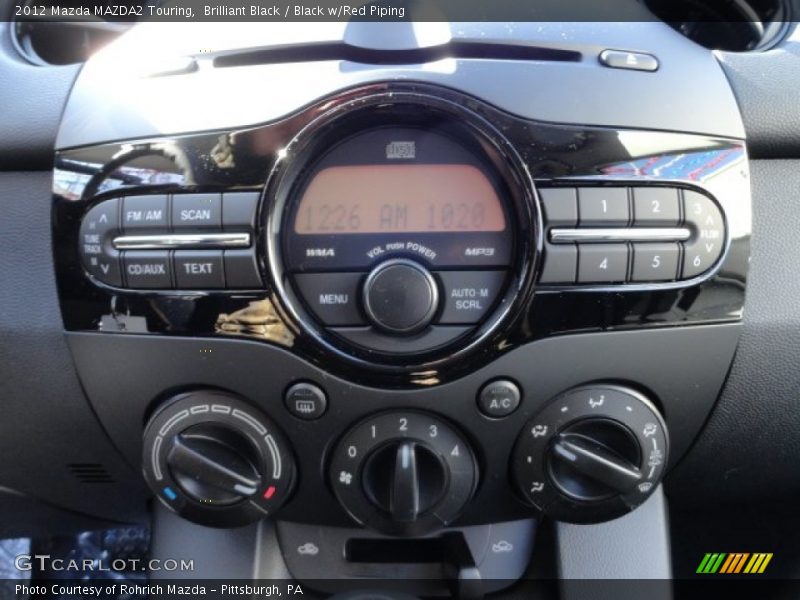 Controls of 2012 MAZDA2 Touring