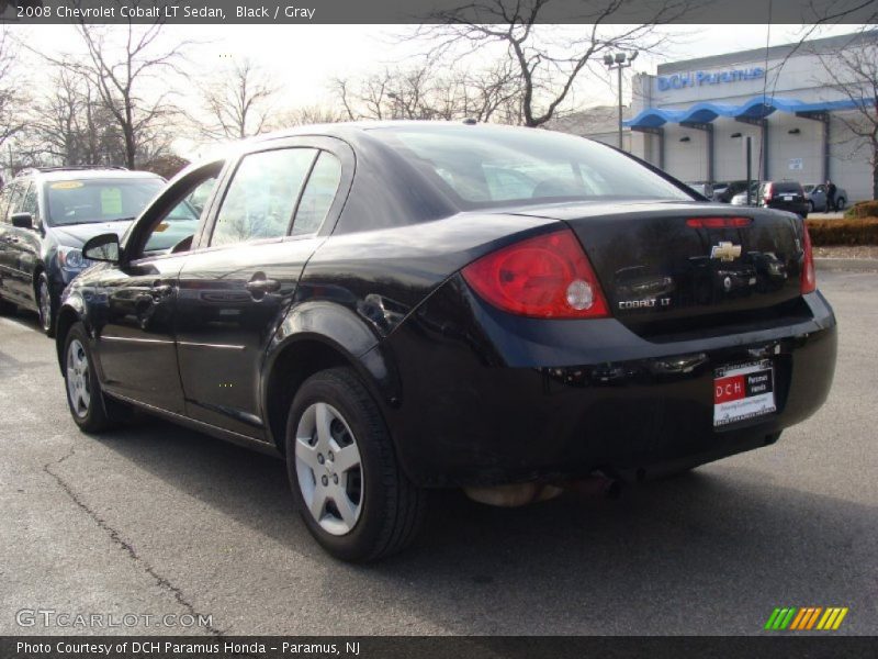 Black / Gray 2008 Chevrolet Cobalt LT Sedan