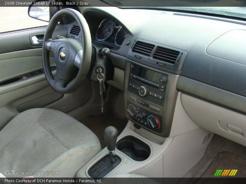 Black / Gray 2008 Chevrolet Cobalt LT Sedan