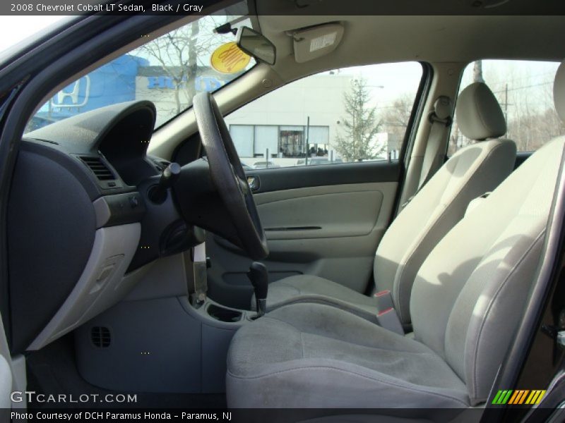 Black / Gray 2008 Chevrolet Cobalt LT Sedan