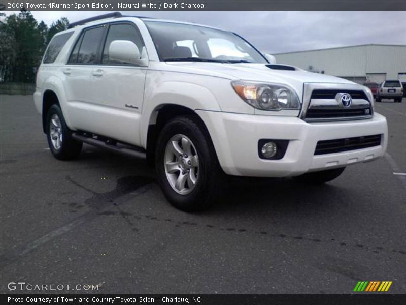 Natural White / Dark Charcoal 2006 Toyota 4Runner Sport Edition