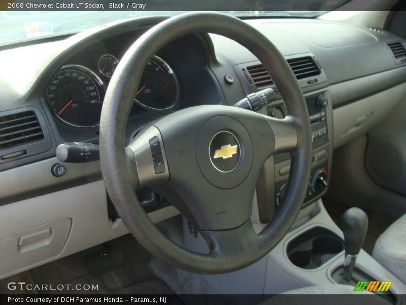 Black / Gray 2008 Chevrolet Cobalt LT Sedan