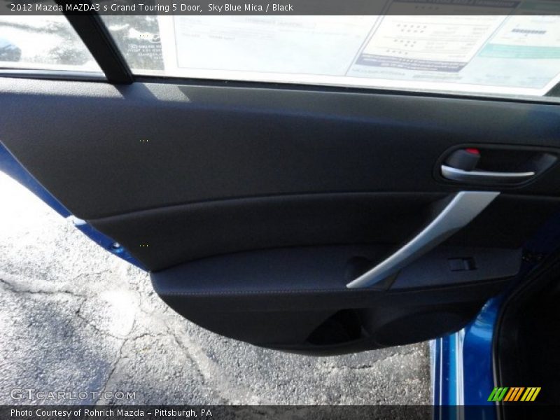 Sky Blue Mica / Black 2012 Mazda MAZDA3 s Grand Touring 5 Door