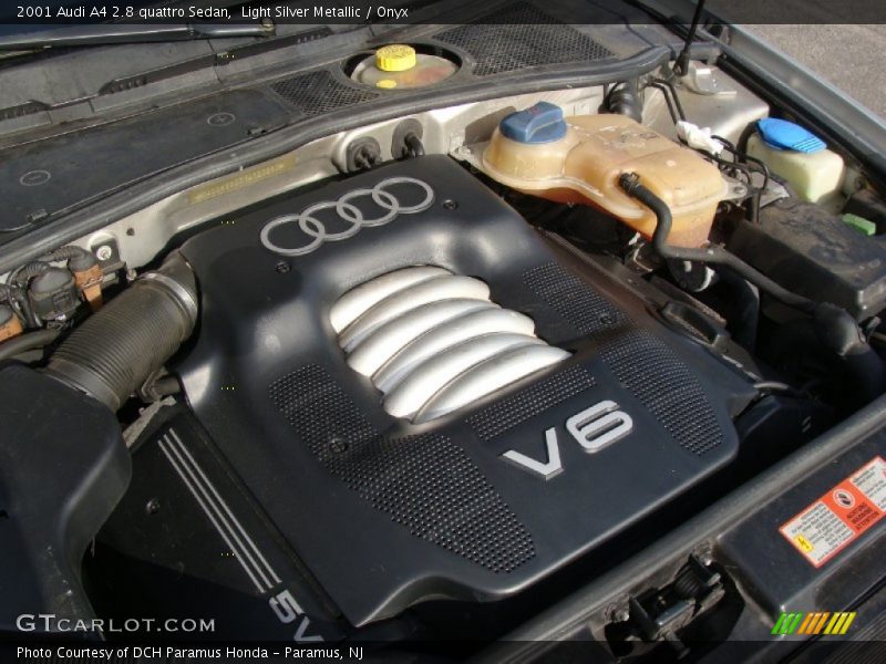 Light Silver Metallic / Onyx 2001 Audi A4 2.8 quattro Sedan