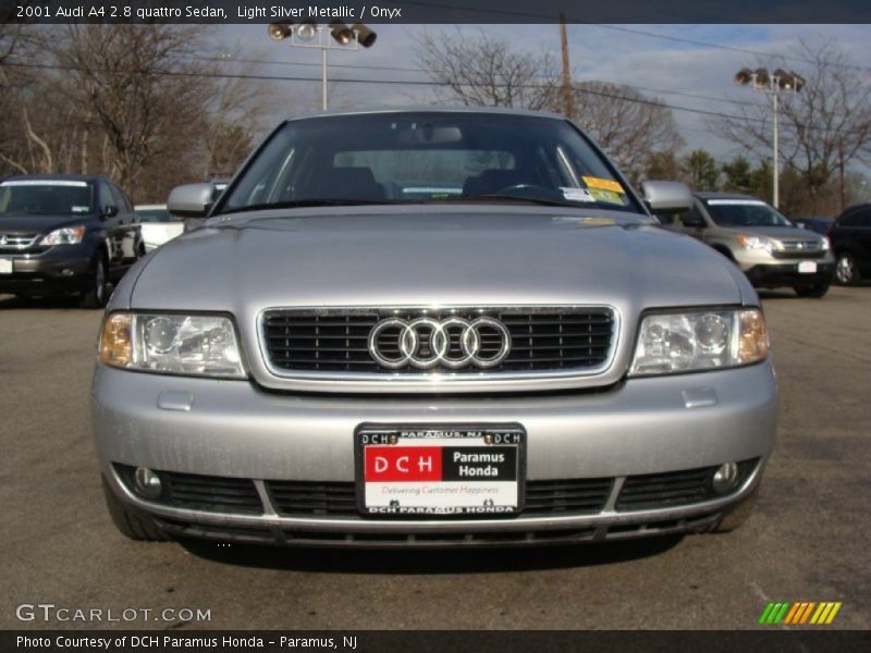 Light Silver Metallic / Onyx 2001 Audi A4 2.8 quattro Sedan