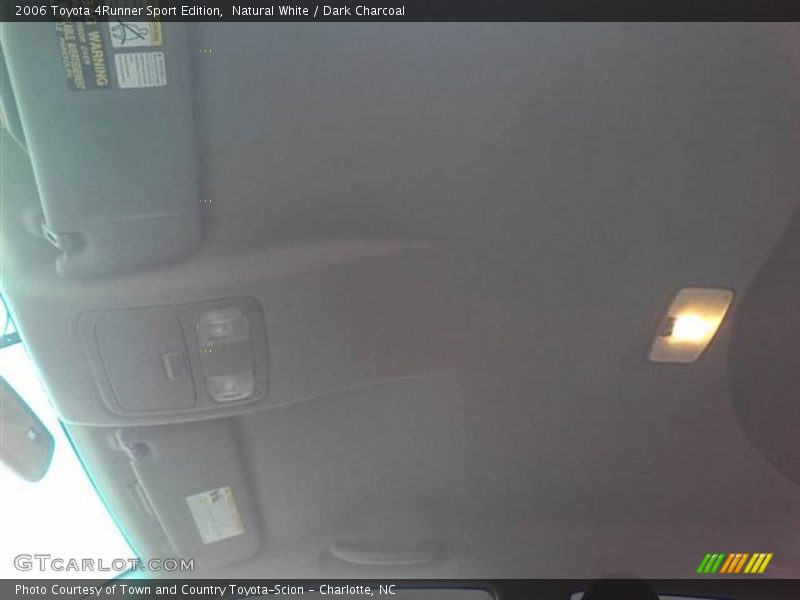 Natural White / Dark Charcoal 2006 Toyota 4Runner Sport Edition