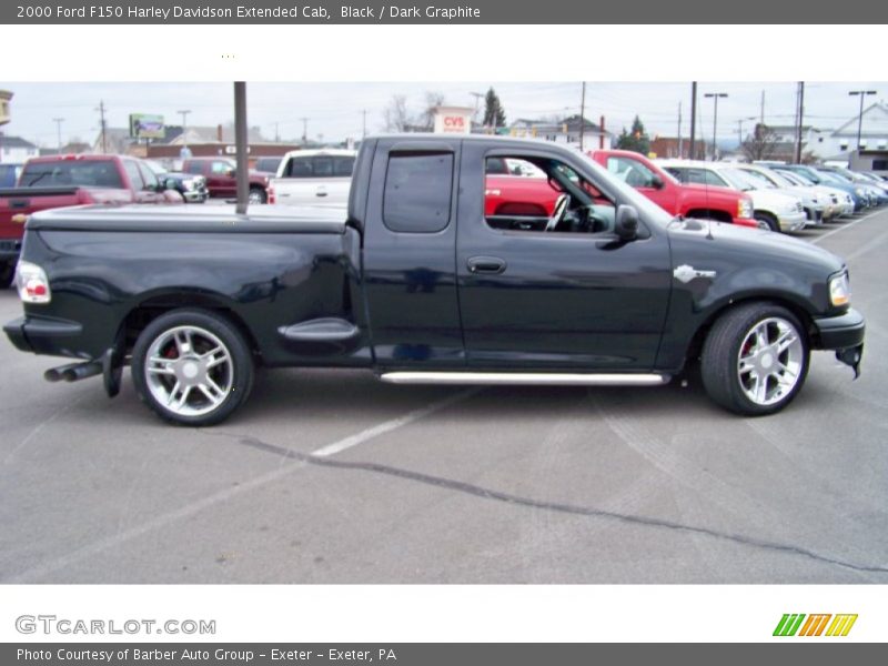 Black / Dark Graphite 2000 Ford F150 Harley Davidson Extended Cab